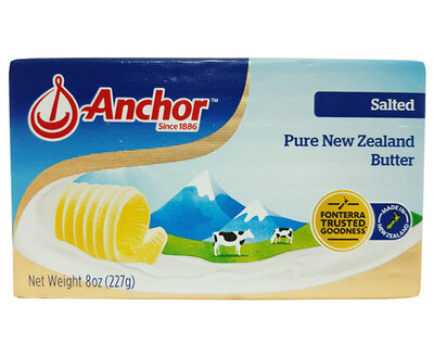 Anchor Salted Pure New Zealand Butter 227g