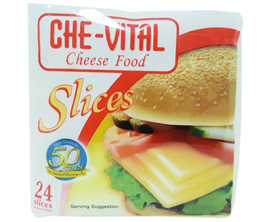 Che-Vital Cheese Food Slices 24 Slices 330g