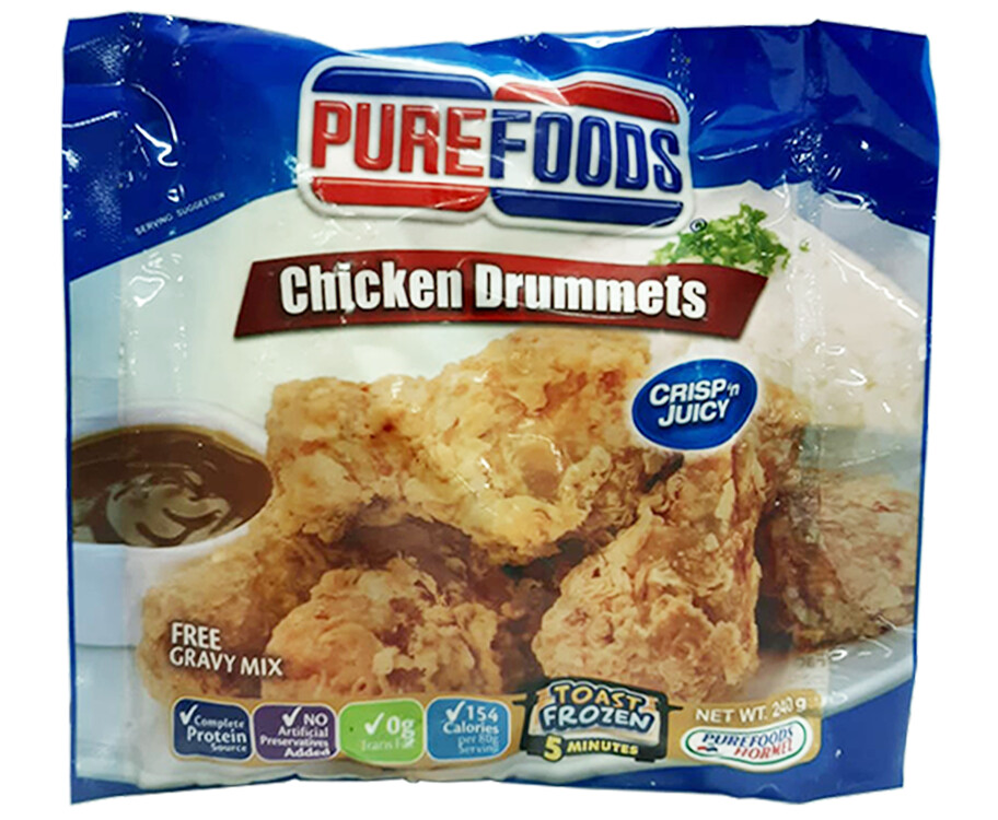 Purefoods Chicken Drummets Crisp &#39;n Juicy 240g