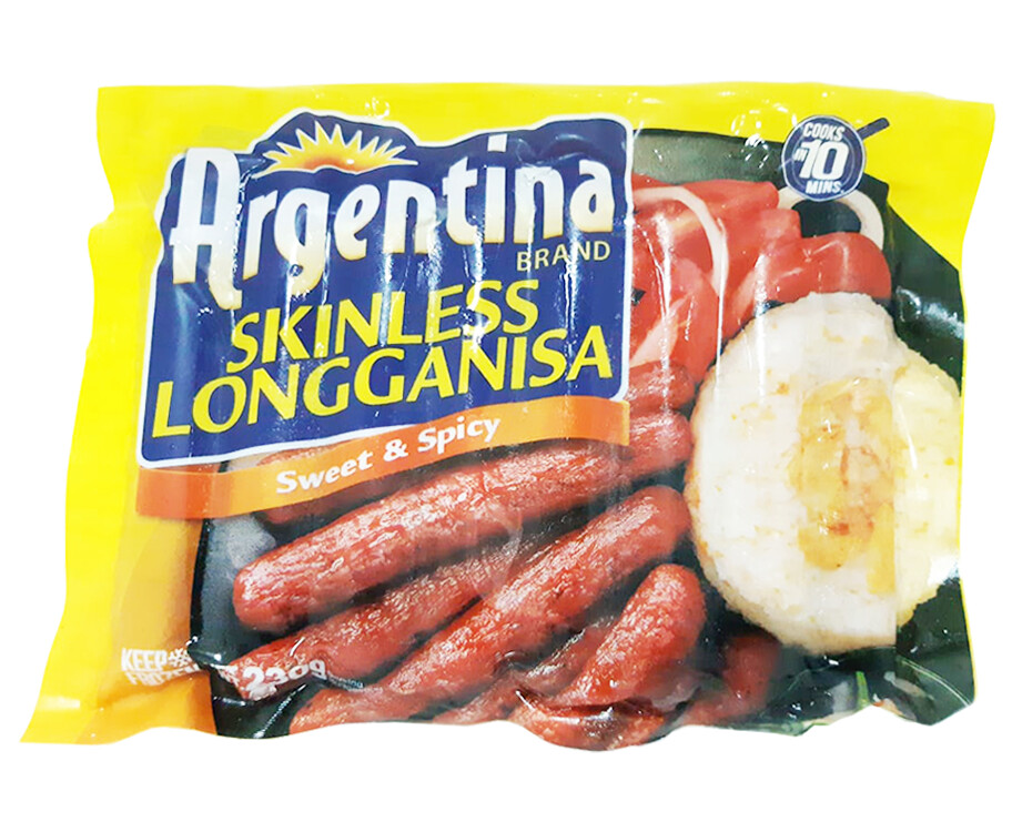 Argentina Skinless Longganisa Sweet & Spicy 230g