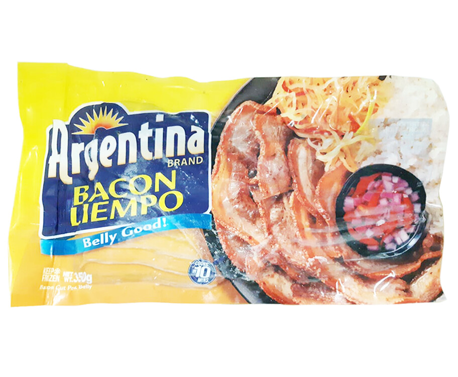 Argentina Bacon Liempo Bacon Cut Pork Belly 350g
