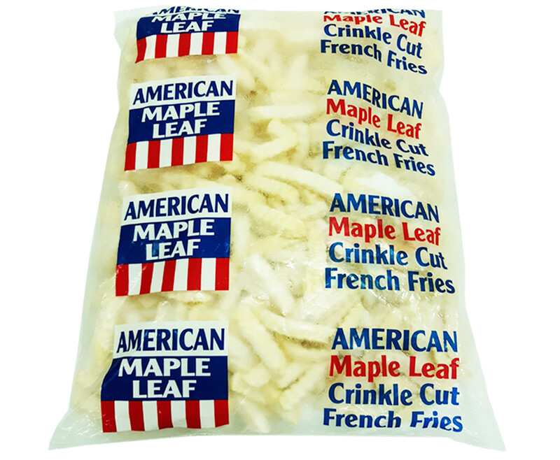 American Maple Leaf Crinkle Cut French Fries 2.27kg