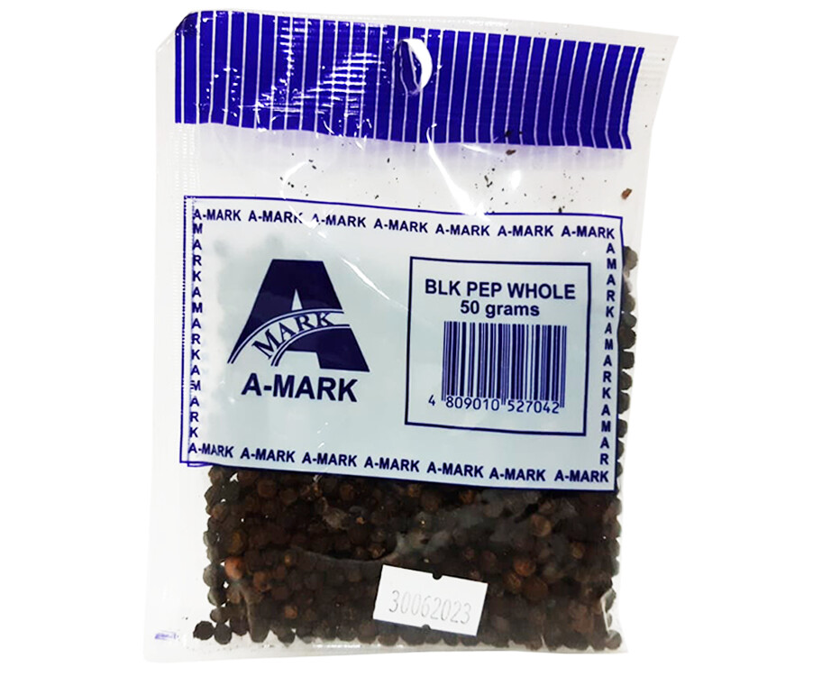 A-Mark Black Pepper Whole 50g