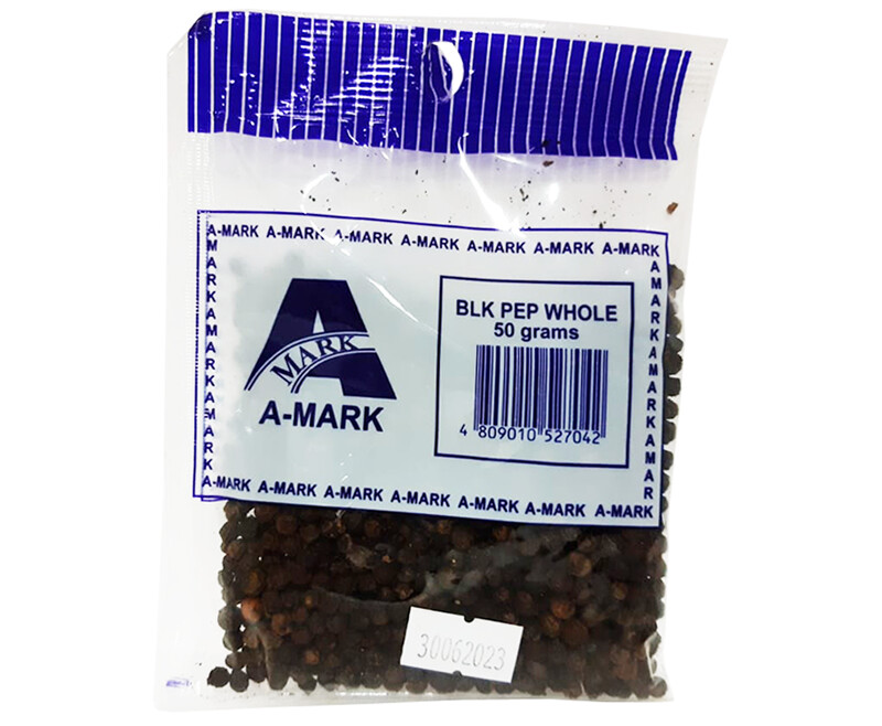 A-Mark Black Pepper Whole 50g