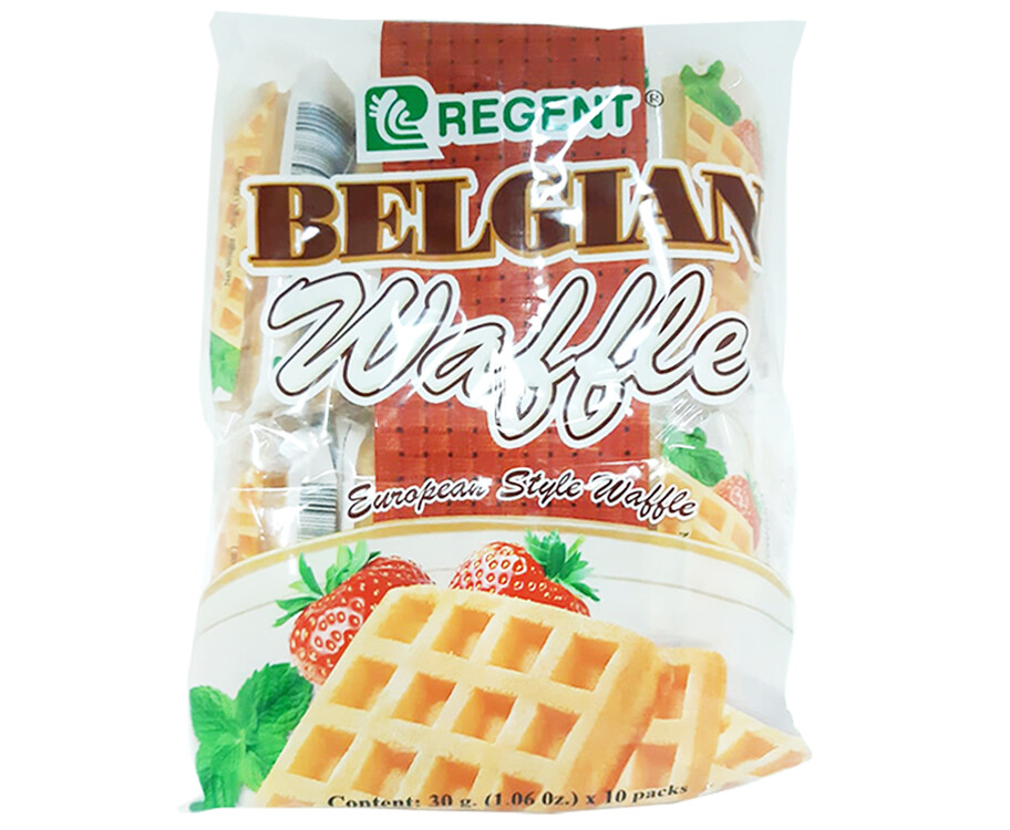 Regent Belgian Waffle European Style Waffle (10 Packs x 30g)