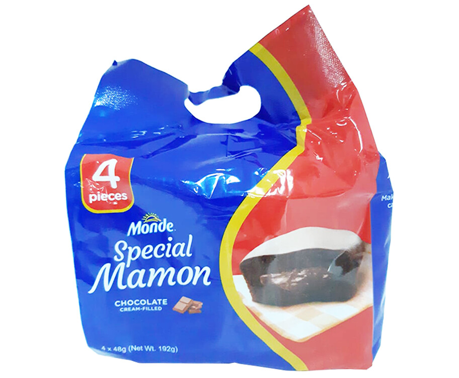 Monde Special Mamon Chocolate Cream-Filled (4 Packs x 48g) 192g