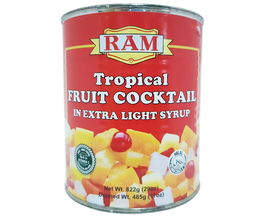 RAM Tropical Fruit Cocktail in Extra Light Syrup 822g