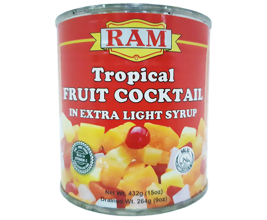 RAM Tropical Fruit Cocktail in Extra Light Syrup 432g