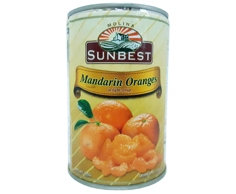 Molina Sunbest Mandarin Oranges in Light Syrup 425g