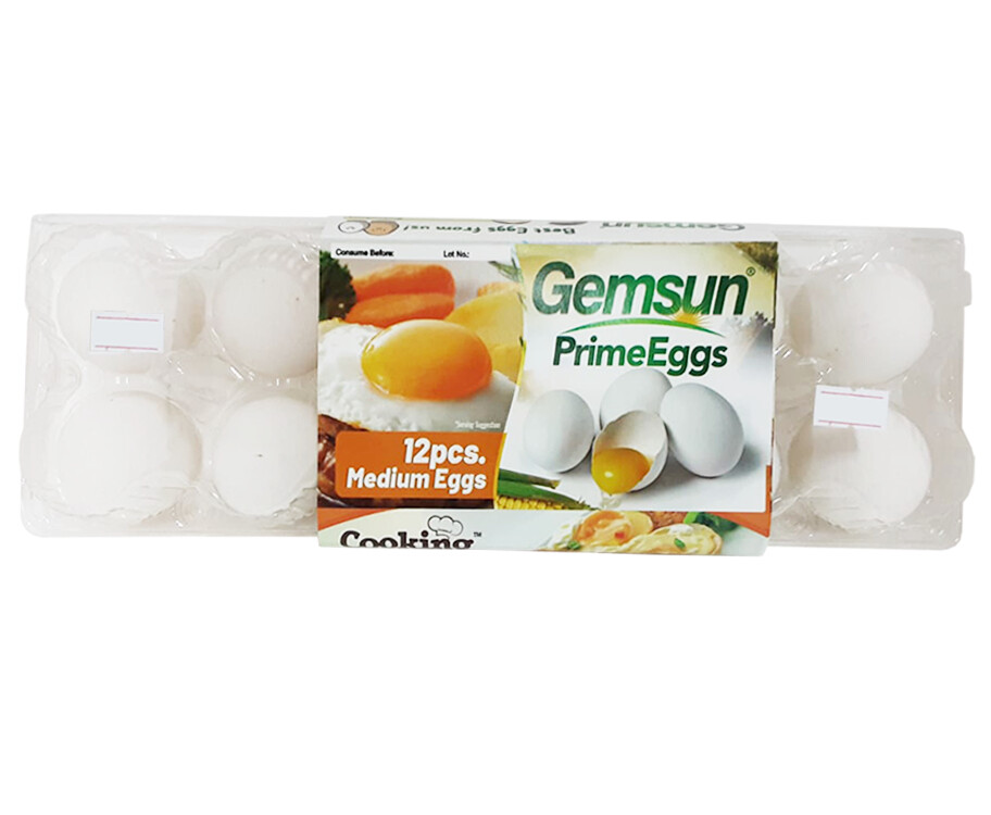 Gemsun Prime Eggs Medium Eggs 12 Pieces