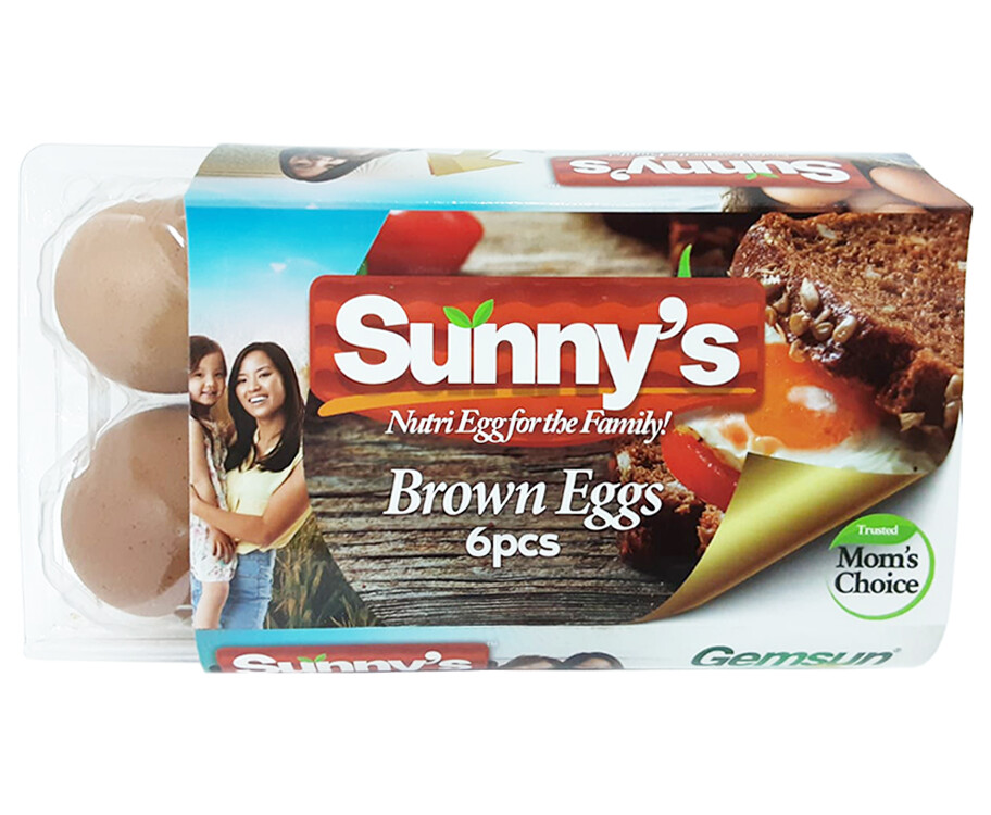 Gemsun Sunny's Brown Eggs 6 Pieces