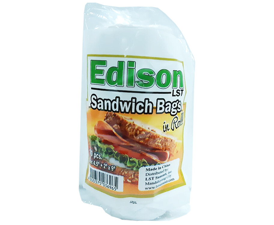 Edison Sandwich Bags in Roll 100 Pieces