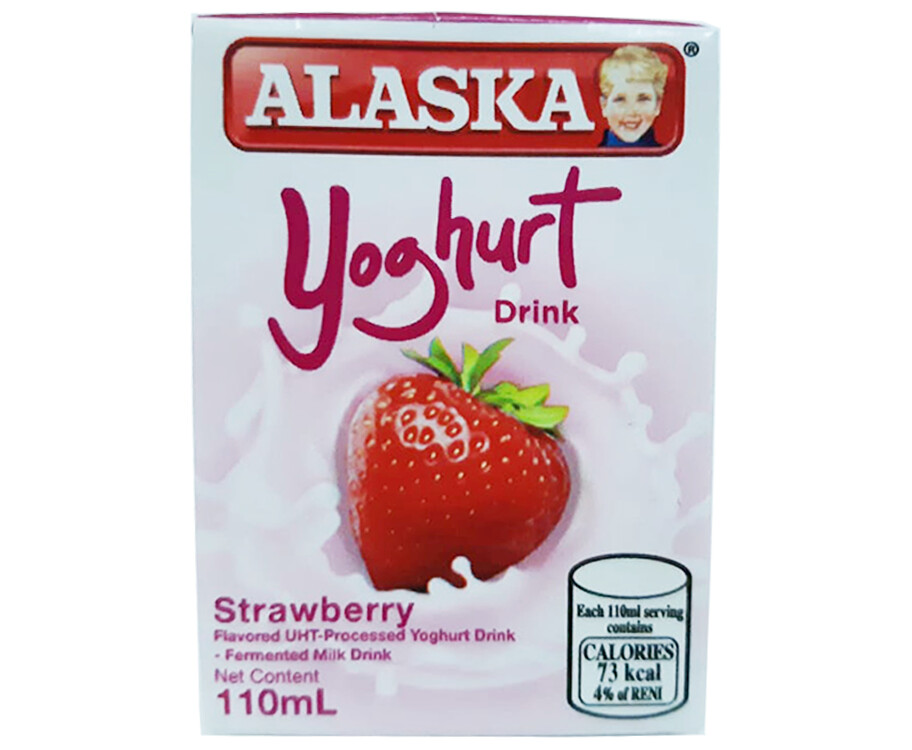 Alaska Yoghurt Drink Strawberry Flavor 110mL