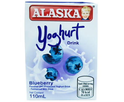 Alaska Yoghurt Drink Blueberry Flavor 110mL