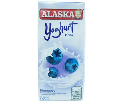 Alaska Yoghurt Drink Blueberry Flavor 180mL