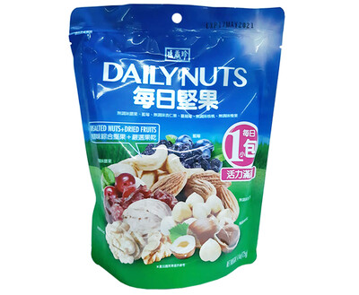 Daily Nuts Unsalted Nuts + Dried Fruits 125g