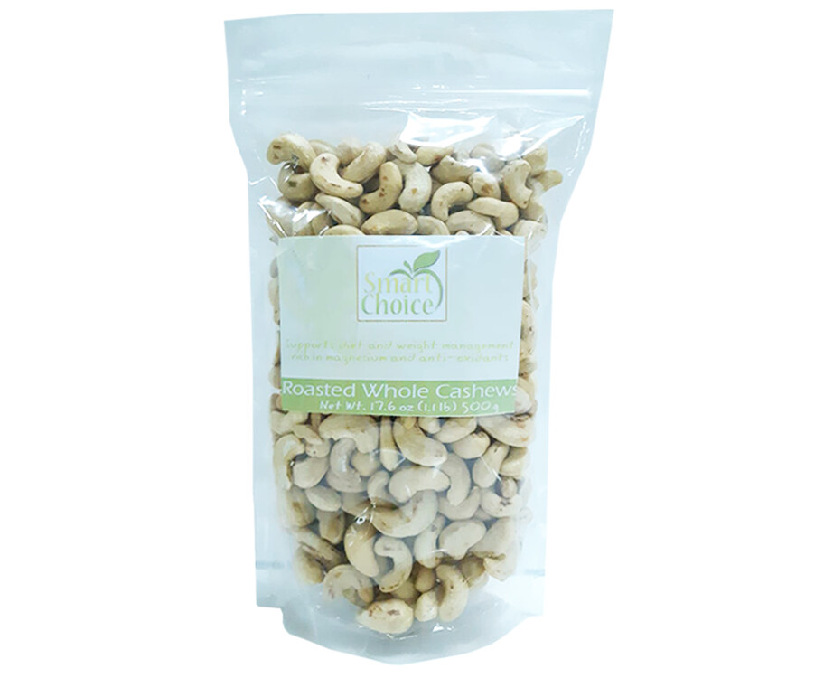 Smart Choice Roasted Whole Cashews 500g