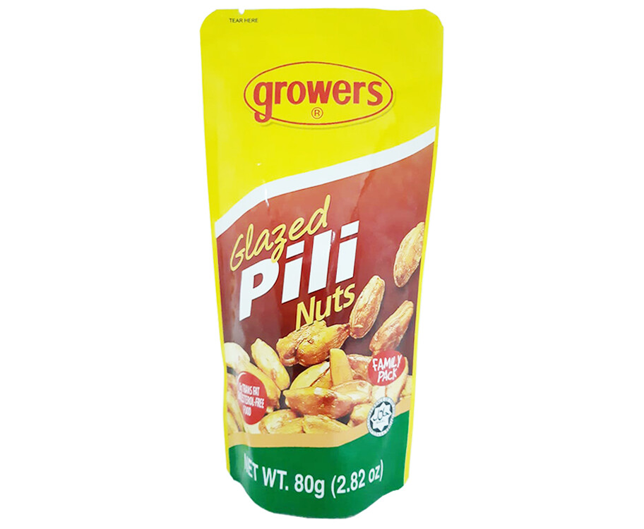 Growers Glazed Pili Nuts Family Pack 80g