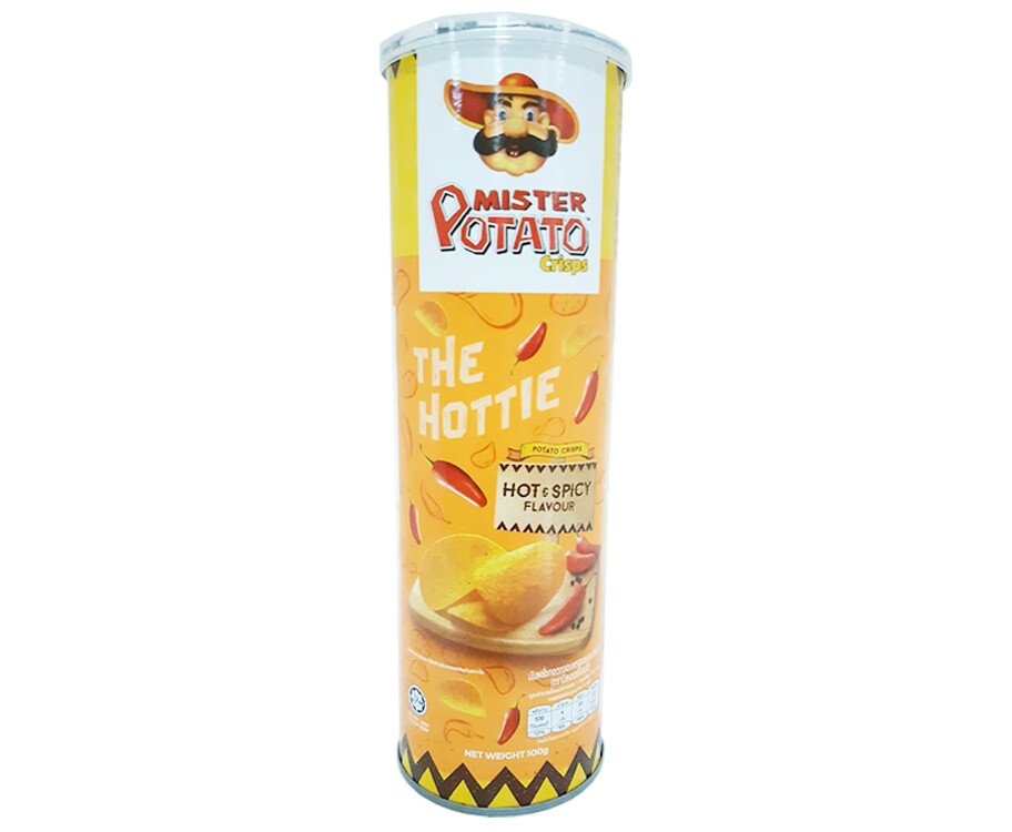 Mister Potato Crisps The Hottie Hot & Spicy Flavour 100g