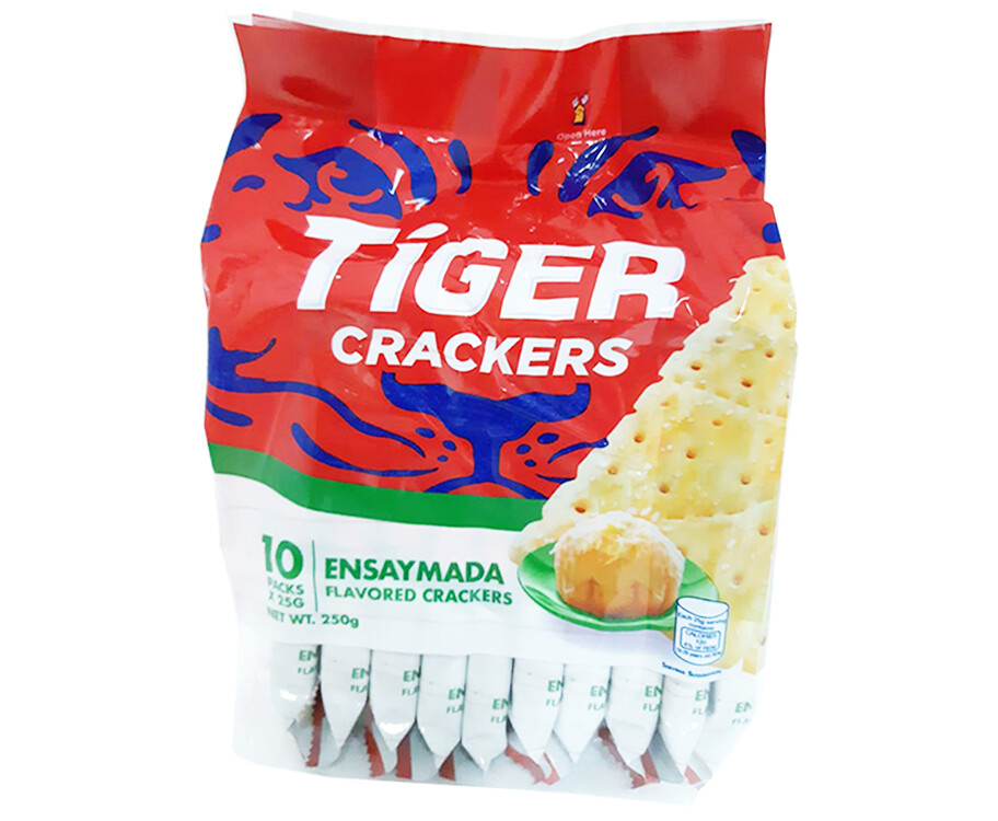 Tiger Crackers Ensaymada Flavored Crackers (10 Packs x 25g)
