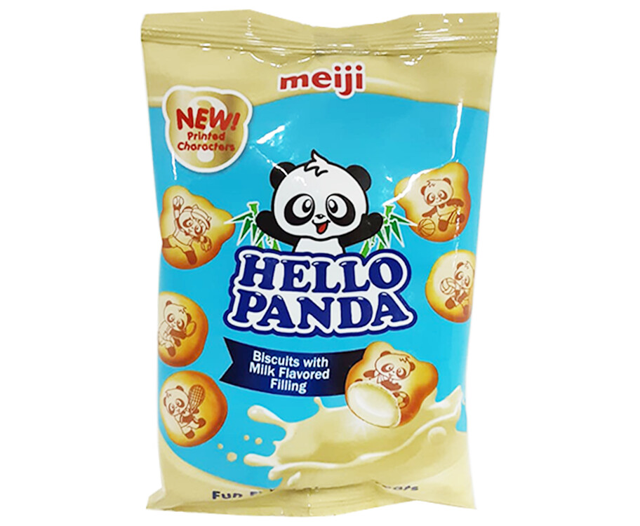 Meiji Hello Panda Biscuits with Milk Flavored Filling 35g