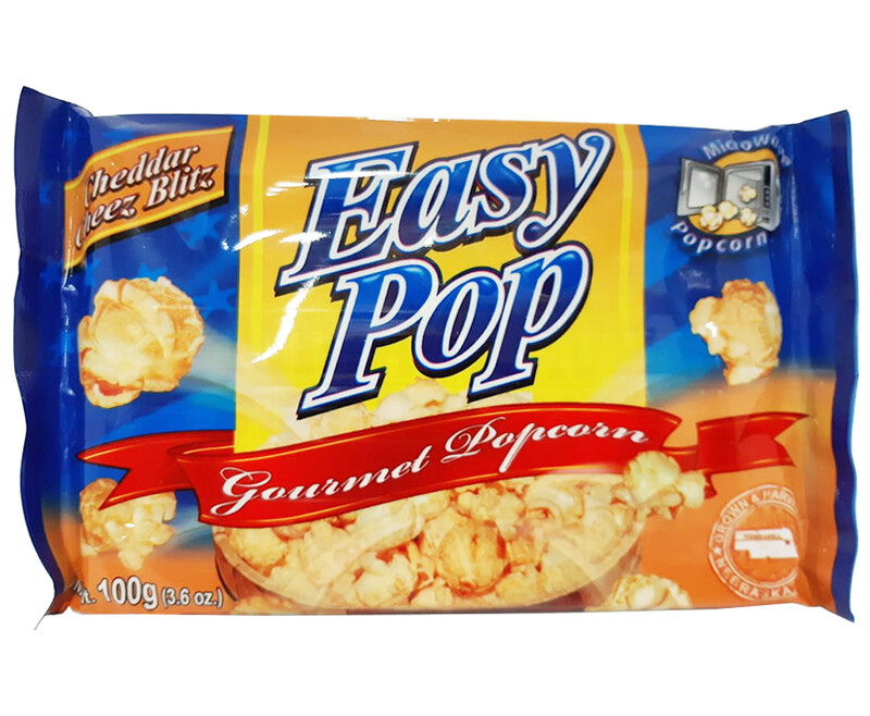 Easy Pop Gourmet Popcorn Cheddar Cheez Blitz 100g