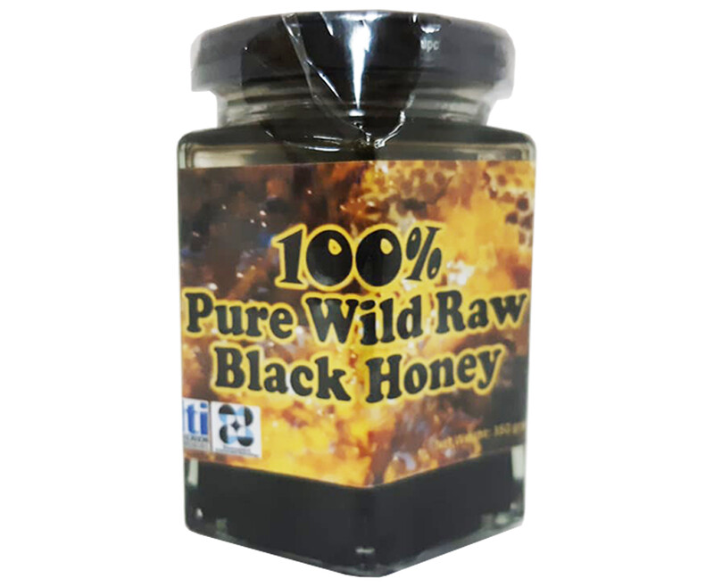 100% Pure Wild Raw Black Honey 150mL