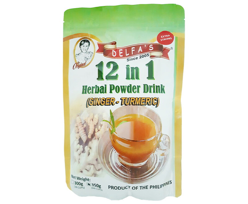 Delfa&#39;s 12-in-1 Herbal Powder Drink (Ginger-Turmeric) 350g