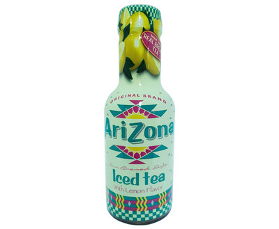 Arizona Original Brand Sun Brewed Style Iced Tea With Lemon Flavor 500mL
