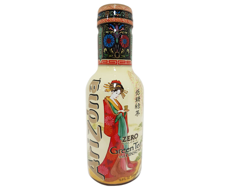 Arizona Zero Calorie Green Tea With Ginseng 500mL