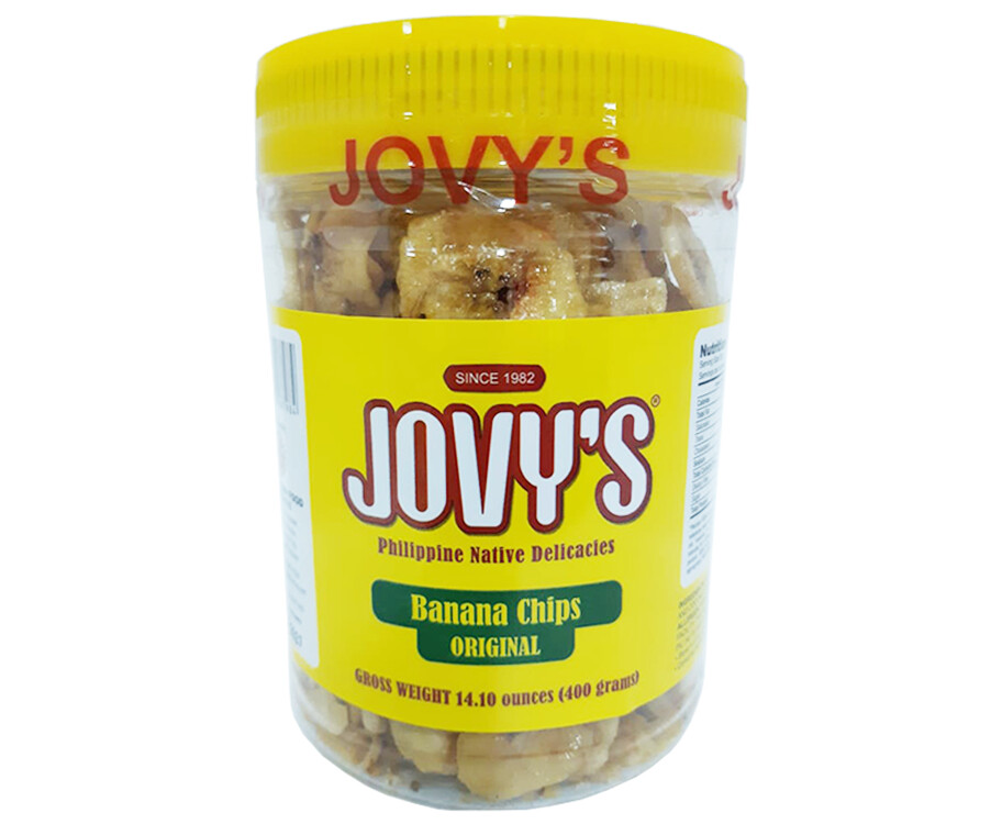 Jovy&#39;s Banana Chips Original 400g