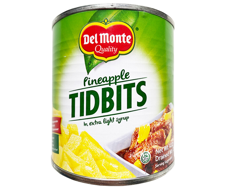 Del Monte Pineapple Tidbits in Extra Light Syrup 432g