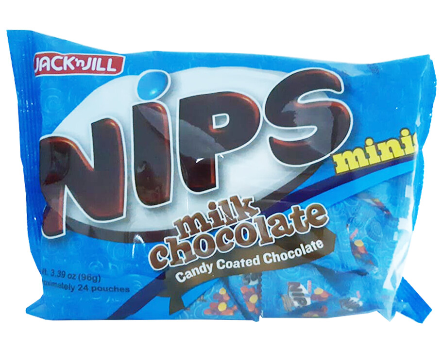 Jack 'n Jill Nips Minis Milk Chocolate Candy Coated Chocolate 96g