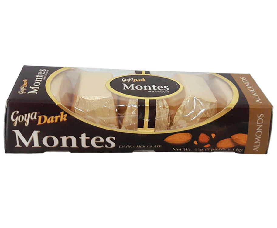 Goya Dark Montes Dark Chocolate Almonds (5 Packs x 11g)