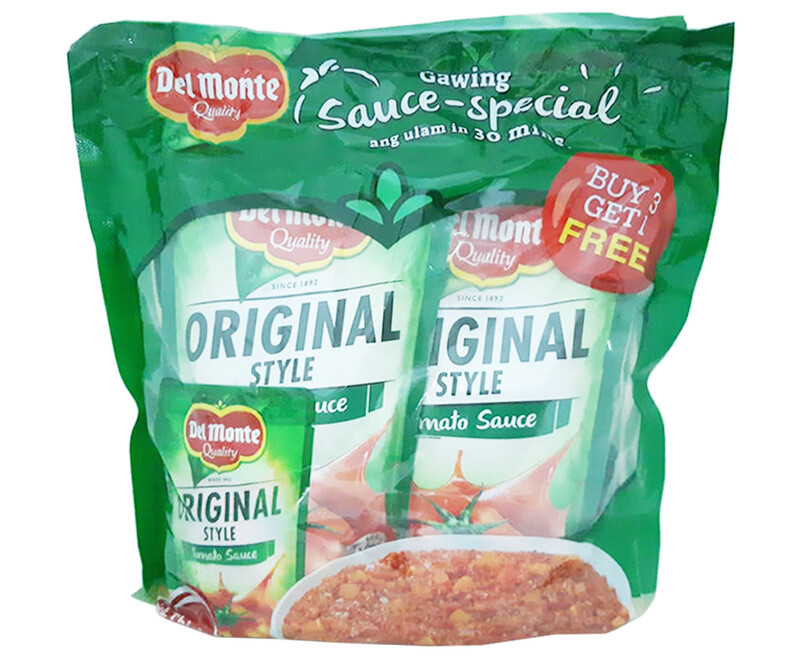 Del Monte Original Style Tomato Sauce (3+1 Packs x 200g)