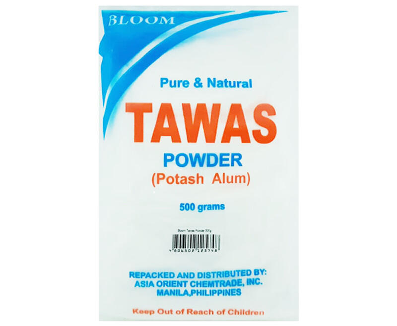 Bloom Pure &amp; Natural Tawas Powder (Potash Alum) 500g