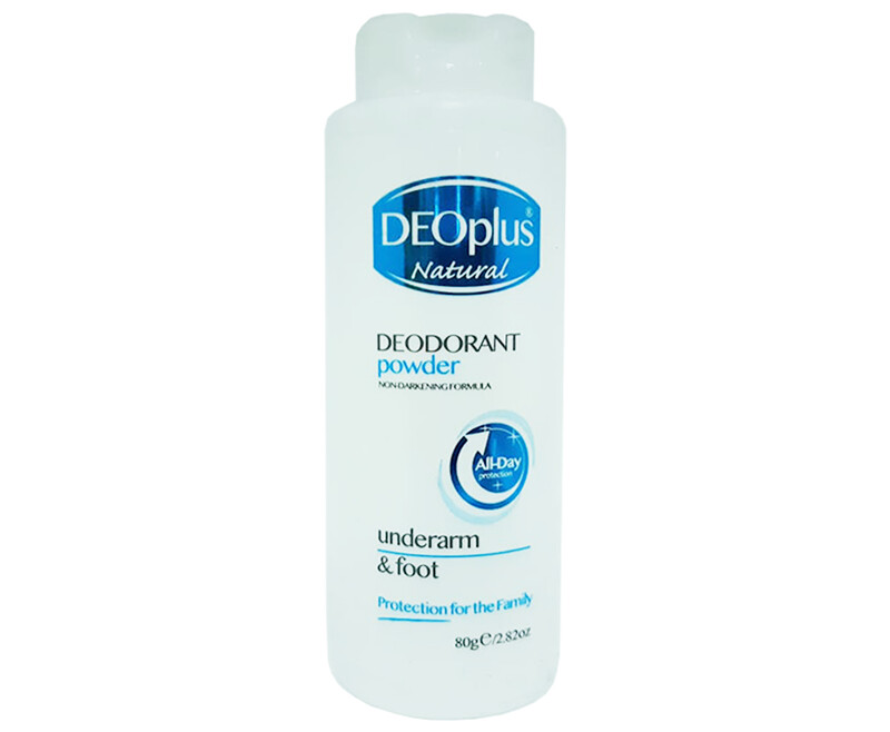 Deoplus Natural Deodorant Powder Underarm &amp; Foot 80g