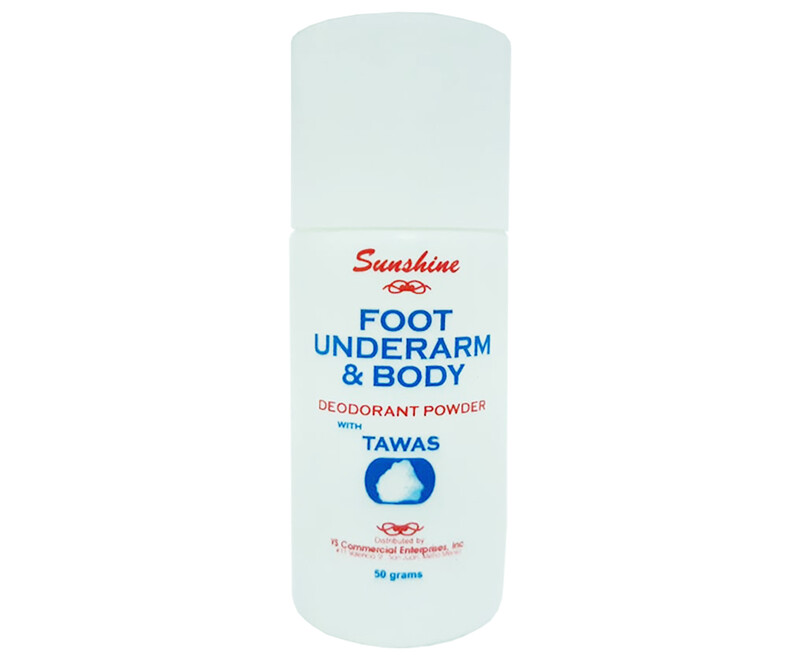 Sunshine Foot Underarm &amp; Body Deodorant Powder With Tawas 50g