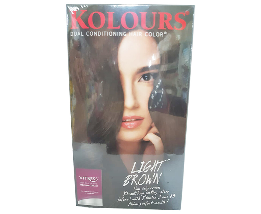 Kolours Dual Conditioning Hair Color Light Brown