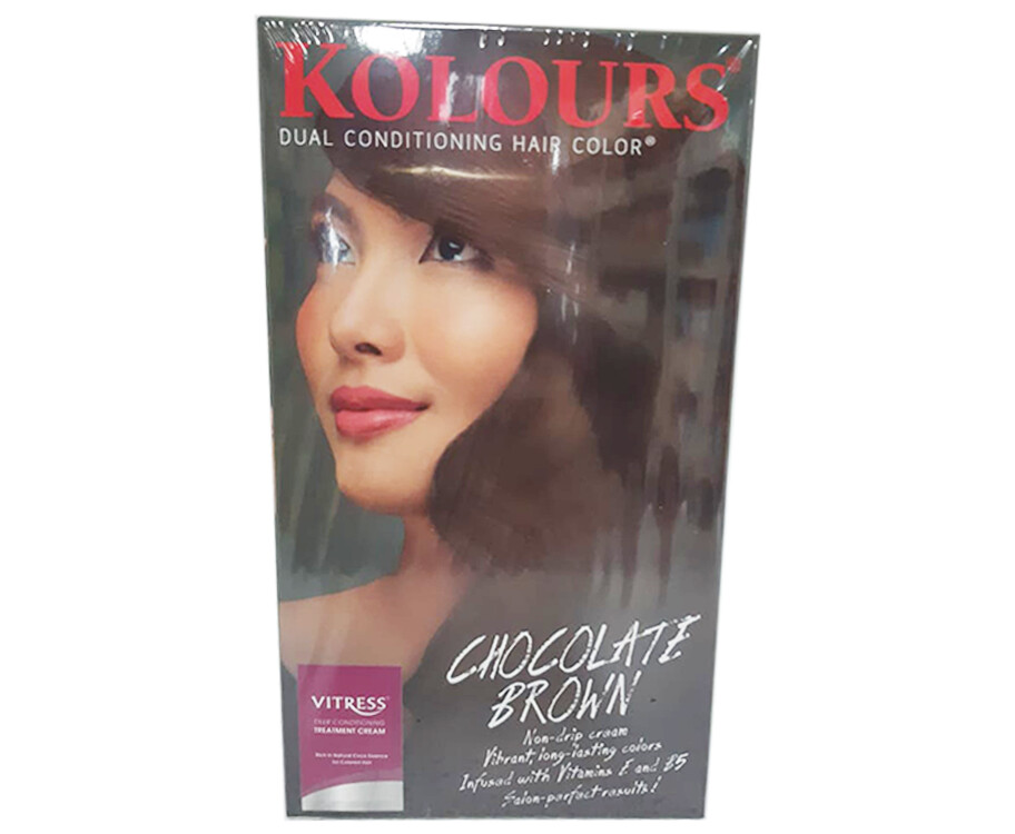 Kolours Dual Conditioning Hair Color Chocolate Brown