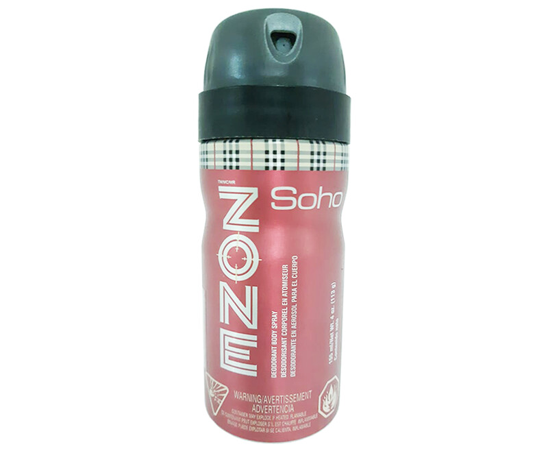 Zone Soho Deodorant Body Spray 113g