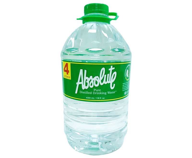 Absolute Pure Distilled Drinking Water 4L