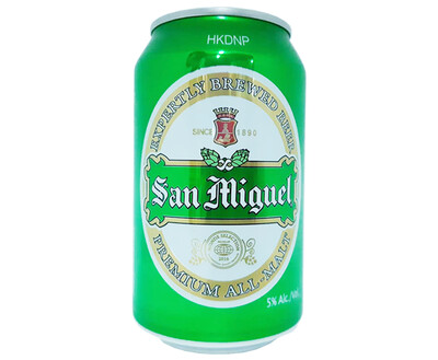 San Miguel Premium All-Malt Expertly Brewed Beer 330mL