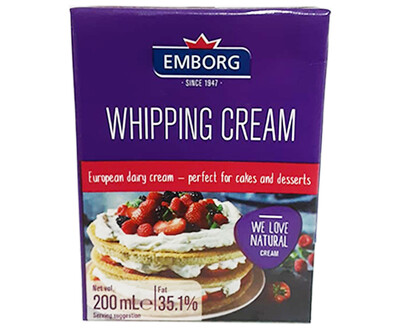 Emborg Whipping Cream 200mL