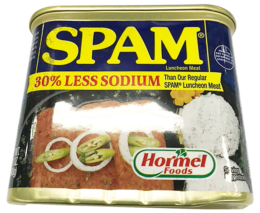 SPAM Luncheon Meat 25% Less Sodium 340g