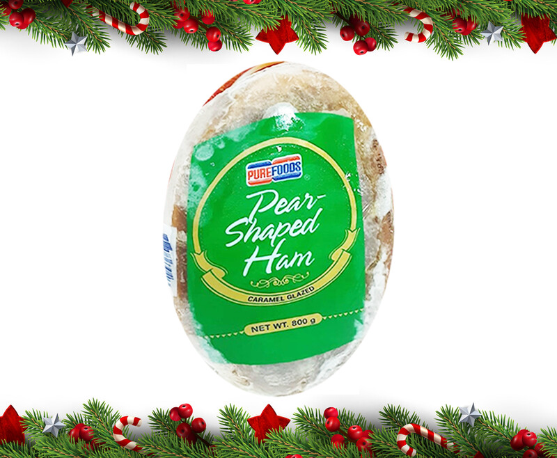 Purefoods Fiesta Ham Pear-Shaped Ham Caramel Glazed 800g