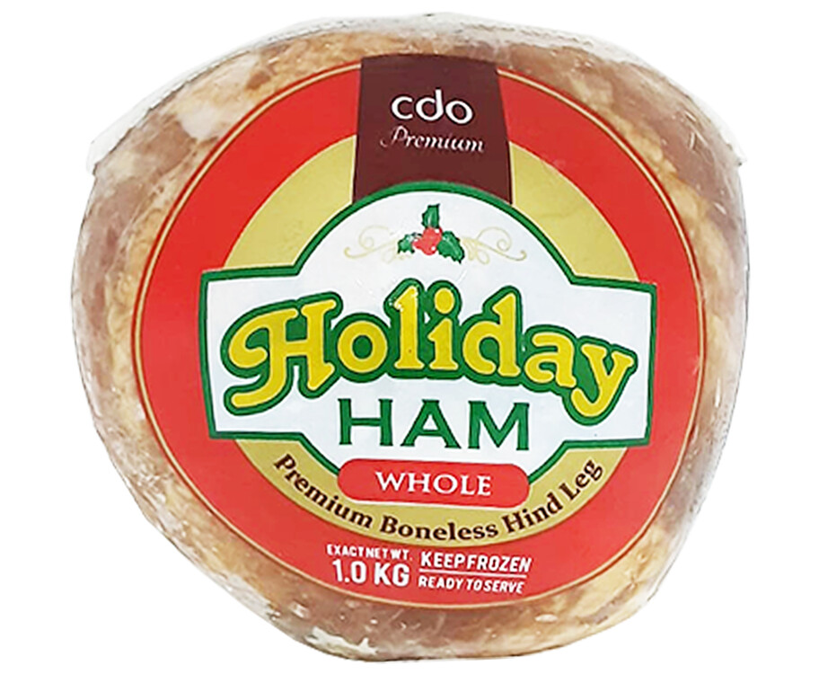 CDO Holiday Ham Whole Premium Boneless Hind Leg 1kg
