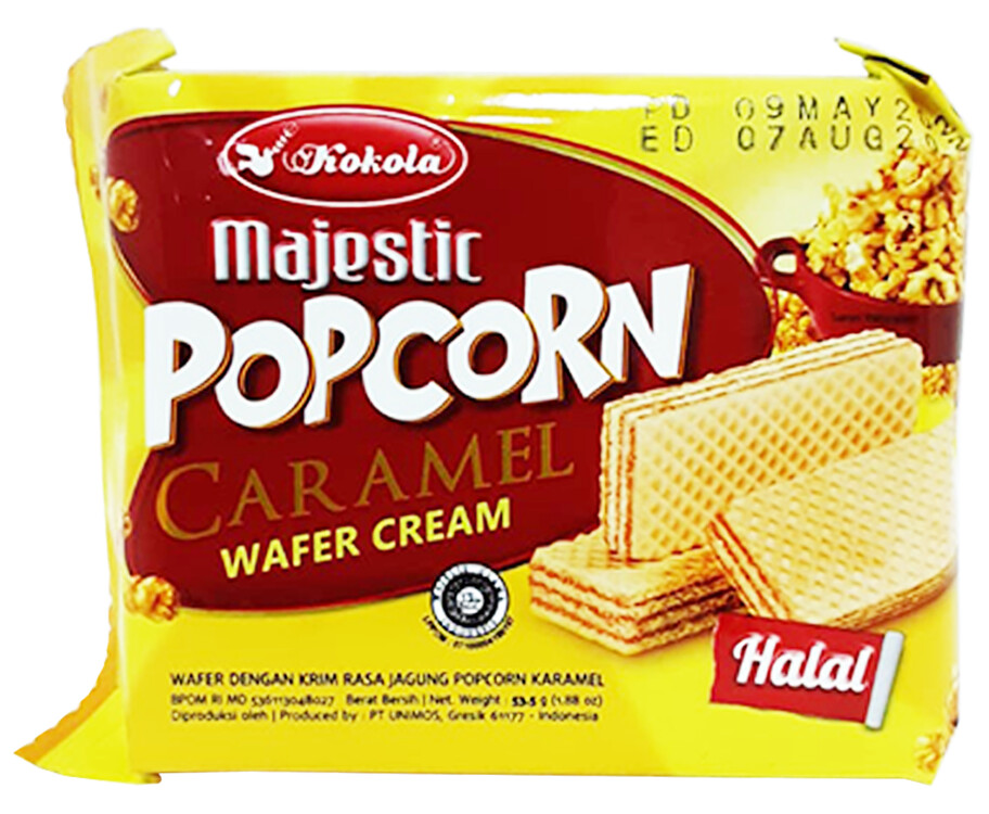 Kokola Majestic Popcorn Caramel Wafer Cream 53.5g