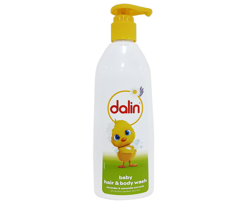 Dalin Baby Hair &amp; Body Wash Lavender &amp; Camomile Extracts 500mL
