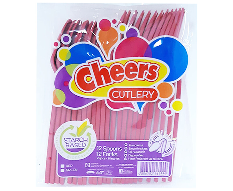 Cheers Cutlery 24 Pieces